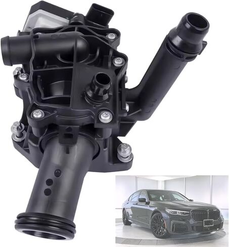 Engine Coolant Thermostat Housing – Replaces 11537642854, 11-53-7-642-854 – Compatible with BMW 340i, 440i, 540i, 740i, M240i, X3, X4 (B58 3.0L, 2016-2021) – Heat Management Module in Saudi Arabia