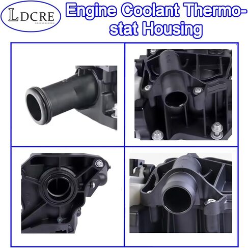 Engine Coolant Thermostat Housing – Replaces 11537642854, 11-53-7-642-854 – Compatible with BMW 340i, 440i, 540i, 740i, M240i, X3, X4 (B58 3.0L, 2016-2021) – Heat Management Module in Saudi Arabia
