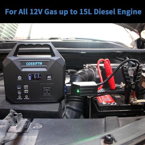 10000A Heavy Duty Jump Starter AC 200W Generator 130wh Jump Booster PD 60W Two-Way Fast-Charging The Most Multi Functions & Heavy Duty Jump Starter (Apply for All Cars & Trucks) in Saudi Arabia