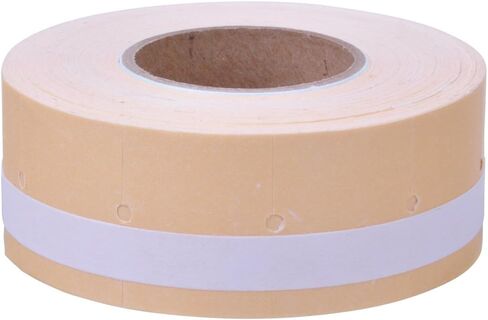 Buff Brown with No Tamper Proof Slits Labels to fit XL Pro® 2 Price Guns 16 Pack (Free Ink Roll Included) in Saudi Arabia