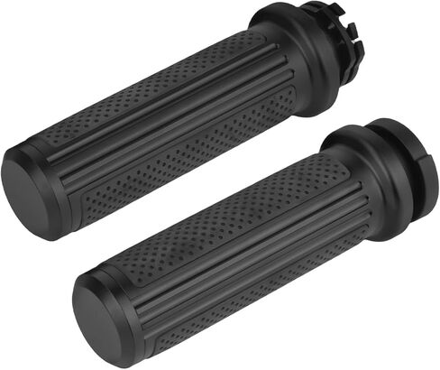 HDBUBALUS Motorcycle Hand Grips Cable Throttle Handlebar Grips Fit for Harley Dyna Softail Touring Road King Road Glide Sportster 48 72 883 1200 in Saudi Arabia