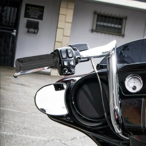 HDBUBALUS Motorcycle Hand Grips Cable Throttle Handlebar Grips Fit for Harley Dyna Softail Touring Road King Road Glide Sportster 48 72 883 1200 in Saudi Arabia