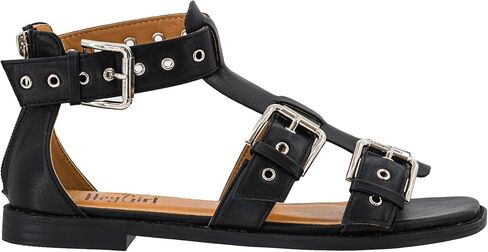 Corkys Footwear Hey Girl Glad You Made It Sandal – Women’s Gladiator Sandals with Zip-Up Heel, 3 Adjustable Buckle Straps, Cushioned Insoles, Open Toe Comfort in Saudi Arabia