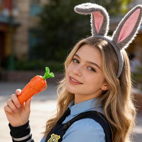 آذان الأرنب، زي أرنب عيد الفصح للبالغين، مجموعة أزياء الهالوين مكونة من 3 قطع مع عصابة رأس آذان أرنب، وشارة، وقلم جزر، زي أرنب لفستان الهالوين، ومستلزمات الحفلات التنكرية، واحتفالات العطلات in Kuwait