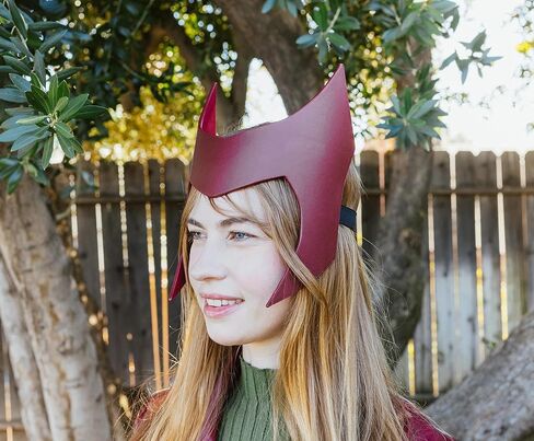 Marvel Studios Scarlet Witch Classic Tiara Replica | مجوهرات للحفلات التنكرية والعرض والملابس اليومية | مقاس واحد يناسب معظم البالغين in Saudi Arabia
