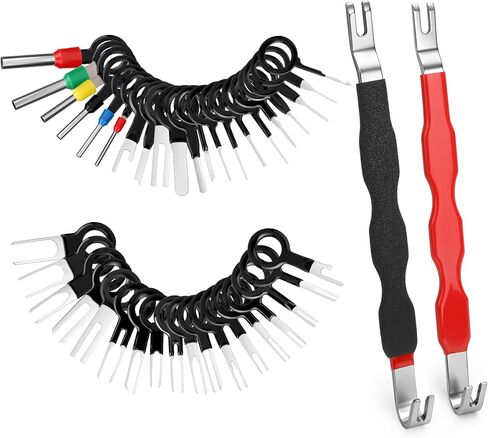 Linkstyle 40PCS Terminal Removal Tool Kit, Electrical Pin Extractor Set with Long Handles, Automotive Wiring Connector Tools in Saudi Arabia