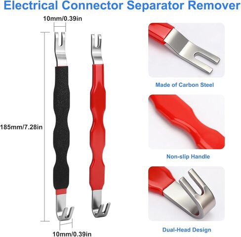 Linkstyle 40PCS Terminal Removal Tool Kit, Electrical Pin Extractor Set with Long Handles, Automotive Wiring Connector Tools in Saudi Arabia