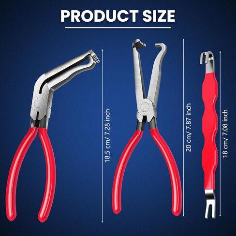 3 قطع من كماشة قطع الكهرباء، فاصل موصل كهربائي للسيارات، علامة تبويب الدفع وإصلاح الموصل، أدوات إزالة السيارات in Kuwait