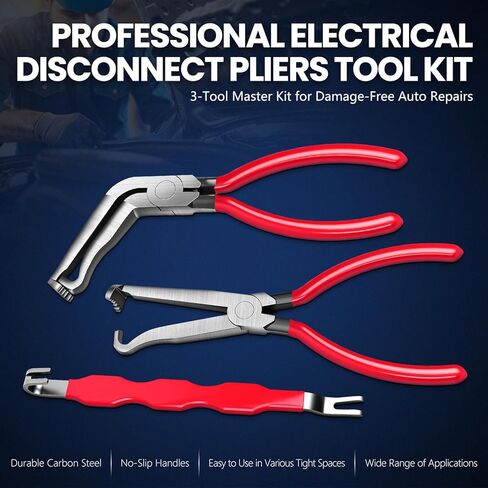 3 قطع من كماشة قطع الكهرباء، فاصل موصل كهربائي للسيارات، علامة تبويب الدفع وإصلاح الموصل، أدوات إزالة السيارات in Kuwait