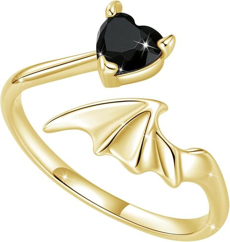WOSTU Adjustable Koi Fish Smake Dachshund Kitten Cat Hummingbird leaf Dragon Stackable Rings Lucky Protection Gold Adjustable Animal Themed Fortune Protection Ring Good Luck Statement Jewelry Women Grandma Mom Daughter in Saudi Arabia