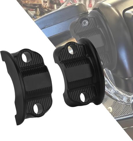 مشبك فرامل مقود الدراجة النارية HDBUBALUS متوافق مع Harley Sportster 2004-2022 Dyna 2002-2017 Softail Touring 2008-2025 (أسود) in Kuwait