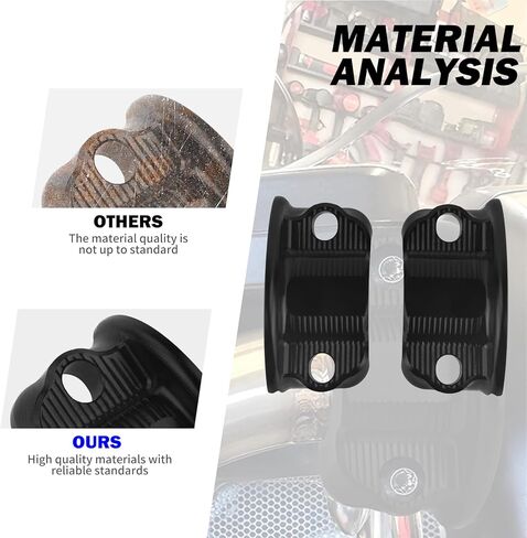 HDBUBALUS Motorcycle Handlebar Brake Clutch Perch Clamp Compatible with Harley Sportster 2004-2022 Dyna 2002-2017 Softail Touring 2008-2025 (Black) in Saudi Arabia