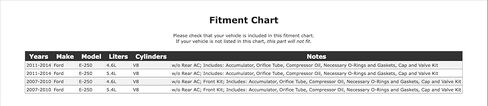 طقم خدمة استبدال ضاغط مكيف الهواء متوافق مع Ford E-250 2014 2013 2012 2011 2010 2009 2008 2007 P-3831552 in Saudi Arabia