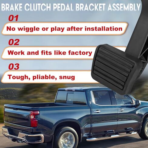 Clutch Pedal with Bracket Assembly Fit for Chevrolet Silverado/Sierra 1500 HD / 1500 Classic / 2500 HD Classic / 3500 Classic 1999-2007, OE,15027983 in Saudi Arabia