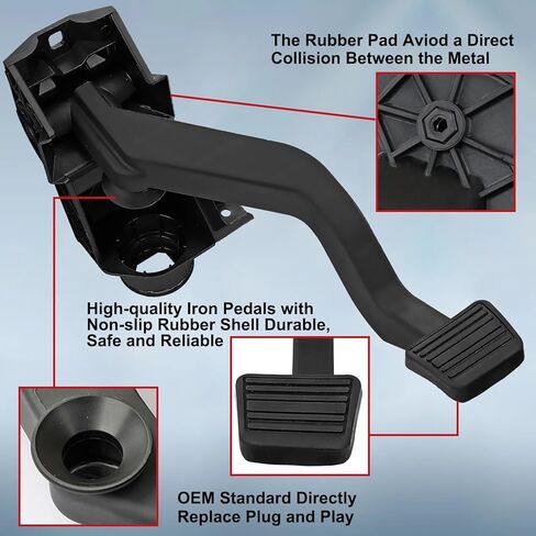 Clutch Pedal with Bracket Assembly Fit for Chevrolet Silverado/Sierra 1500 HD / 1500 Classic / 2500 HD Classic / 3500 Classic 1999-2007, OE,15027983 in Saudi Arabia