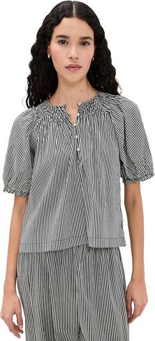 THE GREAT. Women's The Smocked Sleep Top in Saudi Arabia