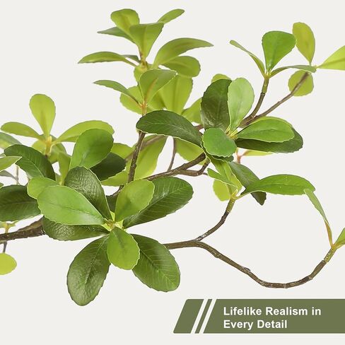 شجرة زيتون سوداء بطول 7 أقدام - شجرة زيتون سوداء صناعية مع جذع طبيعي وأوراق واقعية - أشجار سيدة مظللة صناعية واقعية لديكور المنزل والمكتب الحديث in Kuwait