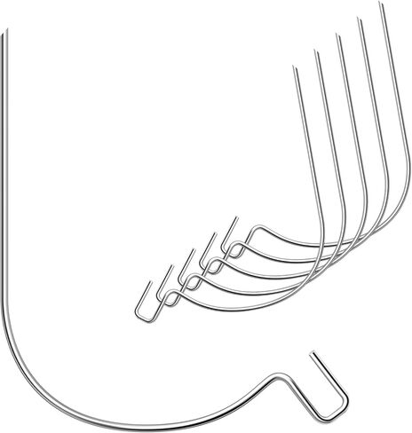 30 Pieces Picture Hangers, PinCute Drywall Hooks Picture Hanging Hooks Holds Up to 100lbs No Tools Need, Hang Art, Clocks, Frames or Planters in Kuwait