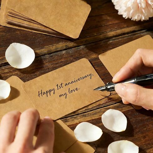 100 Blank Love Notes Memory Jar, 1 Year Anniversary Birthday Gifts for Boyfriend Girlfriend Husband Wife, Romantic Couple Gifts Love You Because Jar for Engagement Bridal Wedding Registry in Saudi Arabia