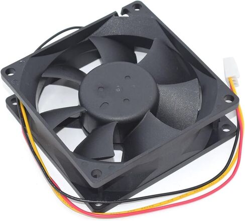 YTD128025B 8 سنتيمتر مربع مروحة التبريد DC12V 0.60A 3-خطوط برودة 8 سنتيمتر مربع مروحة YTD128025B DC12V 0.60A 3 دبابيس مروحة التبريد in Saudi Arabia