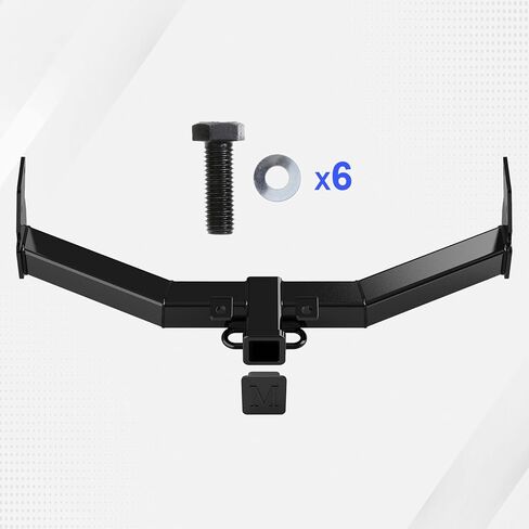 Trailer Hitch, 2 inch Towing Hitch Receiver with Class 3 Hitch Cover Compatible with Cadillac SRX 2010-2016 in Saudi Arabia