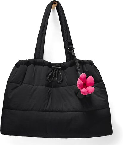 Tote Bag for Women Puffer Tote Bag Quilted Nurse Bag Cute Tote Handbag for Work School Tavel in Kuwait