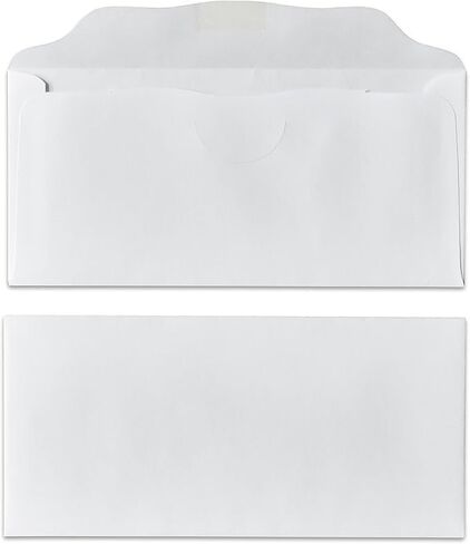 Blank White Multi-Purpose Envelope | Box of 500 | Church Collection Envelope | 6 5/16" x 3" (500) in Saudi Arabia