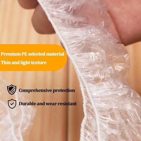 HZEL 100PCS Disposable Car Steering Wheel Covers, Water and Dust Resistant Steering Wheel Protector with Elastic Trims, Automotive Interior Protective Accessories, Universal for SUV RV Truck in Saudi Arabia