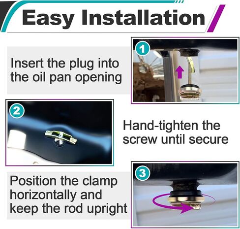 6 Pcs Universal Oil Pan Drain Plugs, Replaces 65109 090-080CD 090-080, Fits for 1/2in to 3/4in or M12 to M18 Hole, Durable and Long-Lasting in Kuwait