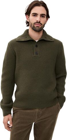 Vince Men's Honeycomb Mock Neck Sweater in Saudi Arabia