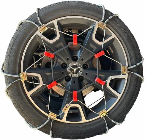 TireChain.com 265/70-17 سلاسل إطارات الكابلات - نمط SAE Class S-Diagonal، تُباع لكل زوج in Kuwait