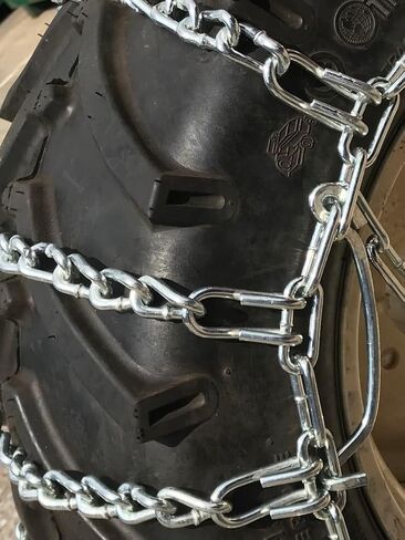 TireChain.com 13x4.00-6 سلاسل إطارات الجرارات الثقيلة مجموعة من 2 in Kuwait