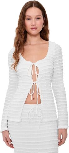 Seven Wonders Women's Adalee Ruffle Texture Top in Saudi Arabia