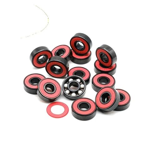8 قطعة 608 2RS الهجين السيراميك تحمل ABEC-11 8x22x7mm لوح التزلج سبينر نتريد برو سلسلة 608 محمل كروي سيراميك in Kuwait