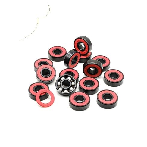 8 قطعة 608 2RS الهجين السيراميك تحمل ABEC-11 8x22x7mm لوح التزلج سبينر نتريد برو سلسلة 608 محمل كروي سيراميك in Kuwait