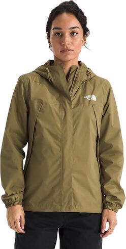 THE NORTH FACE Women's Waterproof Antora Jacket (Standard and Plus Size),White Dune/Khaki Stone,XX-Large in Saudi Arabia