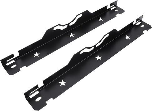 Wheel Alignment Tool Plates, Iron Construction, 2 - Pack Black - Precise Toe Measurement, Unique Notch Tape Holding Design, Ideal for DIY Garages and Professionals in Kuwait