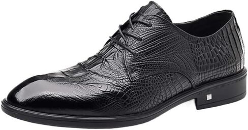 Men's Leather Shoes Business Casual Shoes Commuting Shoes Lace-up Design Breathable Insole Soft Oxford Dress Shoes in Saudi Arabia