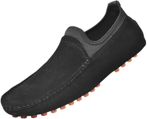 Men's Slip-on Loafers Shoes Flat-Soled Casual Shoes Versatile Comfortable Breathable Outdoor Sports Rubber Shoes for Men in Saudi Arabia