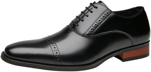 Men's Lace-up Business Formal Three-Joint Gentleman's Single Shoes Breathable Comfortable Suitable for Wedding Office Oxford Dress Shoes in Saudi Arabia