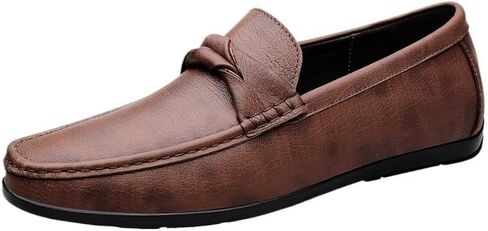 Men's Slip-on Oxford Shoes Casual British-Style Work Shoes Flat-Heeled wear-Resistant Soft-Soled Shoes for Men in Saudi Arabia
