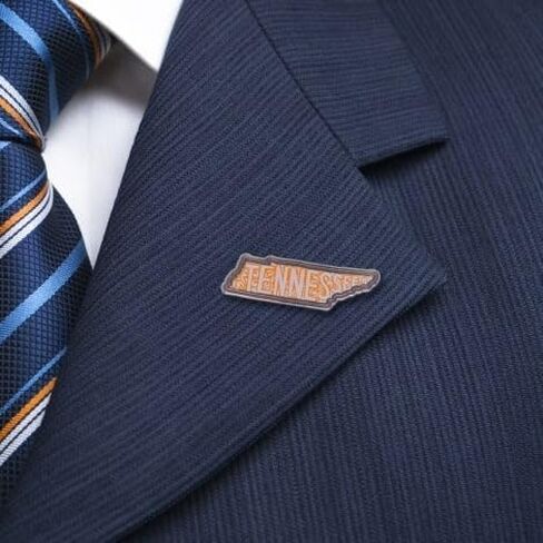 Tennessee Stock Lapel Pins-Metal US Province Flag Patriotic Map Charms Pins for Hats, Jackets Pins, Giveaways or Souvenir Gifts. in Saudi Arabia