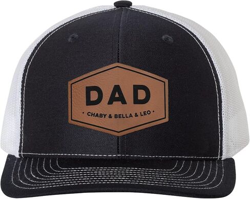 مخصص الأب الأم الجلود التصحيح قبعة سائق الشاحنة شخصية أمي قبعات البيسبول للبالغين in Kuwait