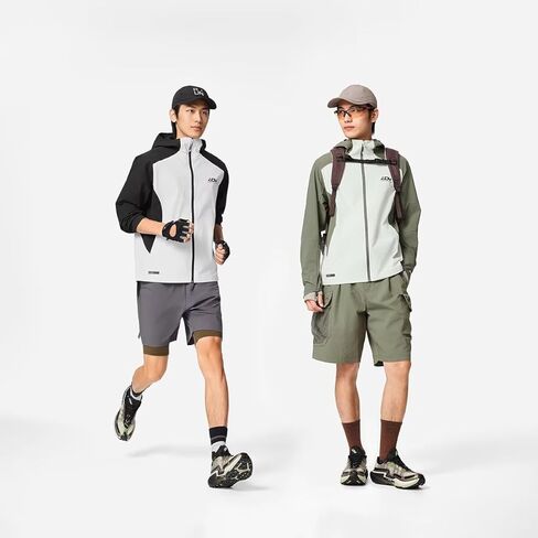 LI-NING Running Series Men's Reflective Light Windproof and Waterproof Sports Windbreaker Coat AFYV001 in Saudi Arabia
