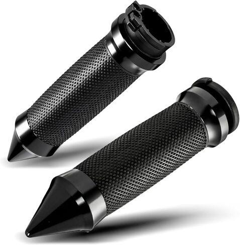 PBYMT 1inch Hand Grips, Cable Throttle Control Handlebar Grips Fit for Harley ’96-’07 Touring, ’08-’13 XR, ’96-’17 Dyna (Except FXDLS), ’96-Later XL, ’02-’17 VRSC in Saudi Arabia