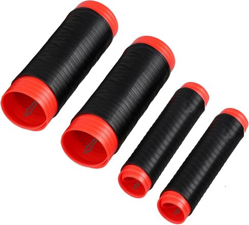 Universal Silicone Handlebar Grip Covers, Silicone Handlebar Grips for Motorcycles, Ergonomic Wrap-Around Motorcycle Grips for Dirt Bike, E-Bike, Scooter, Mountain Bike in Kuwait