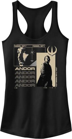 STAR WARS Junior's Andor Cassian Rebel Spy Racerback Tank Top in Saudi Arabia
