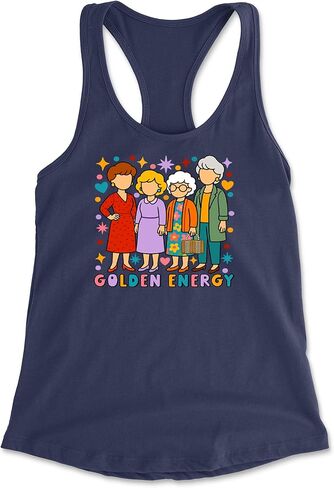 Golden Forever Golden Girls Racerback Tank Top for Women, Soft, Flattering Fit in Saudi Arabia