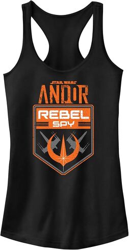 STAR WARS Junior's Andor Rebel Spy Badge Racerback Tank Top in Saudi Arabia