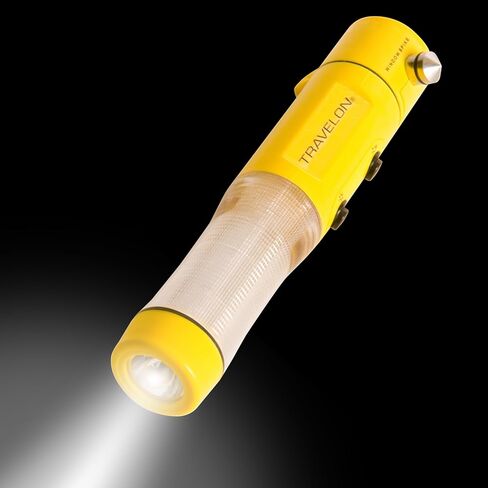 Travelon 4-In-1 Emergency Car Tool, Yellow, One Size in Saudi Arabia
